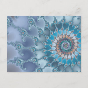 Cartão Postal Nautilus - Arte Fractal