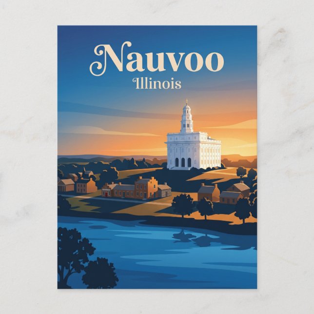 Cartão Postal Nauvoo Illinois (Frente)