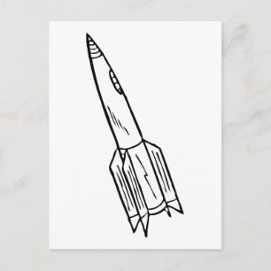 Cartão Postal Nave espacial