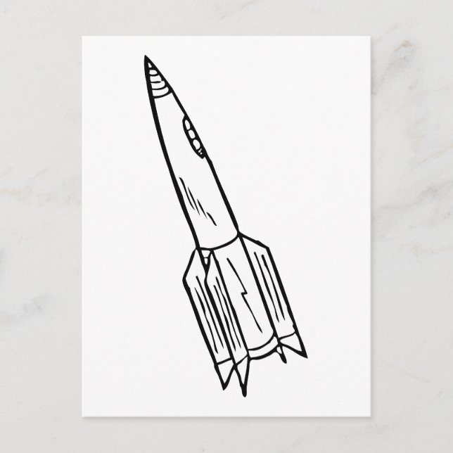 Cartão Postal Nave espacial (Frente)