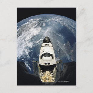 Cartão Postal Nave Espacial Órbita