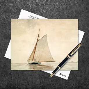 Cartão Postal Navegação em Gloucester Winslow Homer