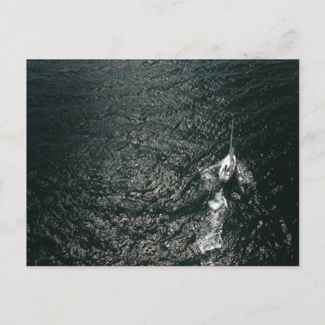 Cartão Postal Navegação no Oceano Pacífico (Frente)