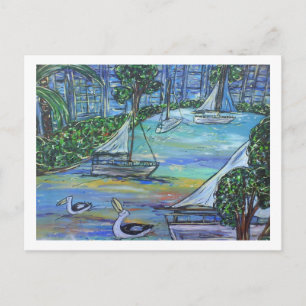 Cartão Postal Navegação no rio Brisbane