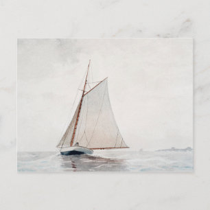 Cartão Postal Navegando fora de Gloucester (ca.1880) por Winslow