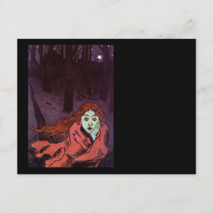 Cartão Postal Navegar Na Trauma Face Do Medo