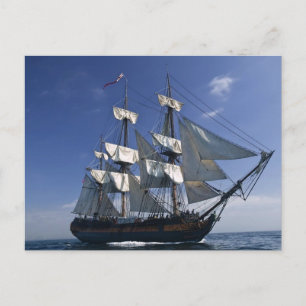 Cartão Postal Navio