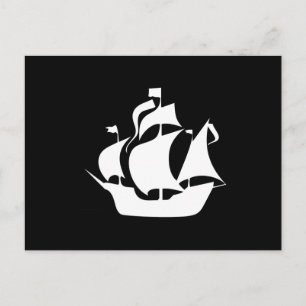 Cartão Postal Navio à Vela