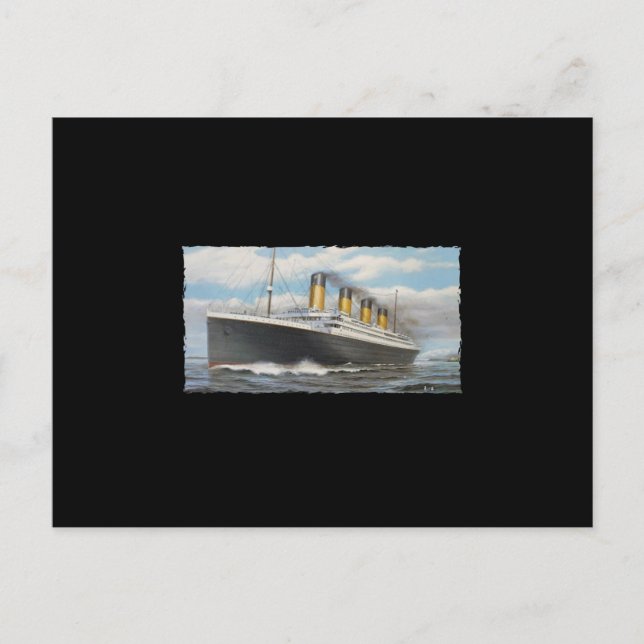 Cartão Postal Navio à Vela - Frio à vela (Frente)
