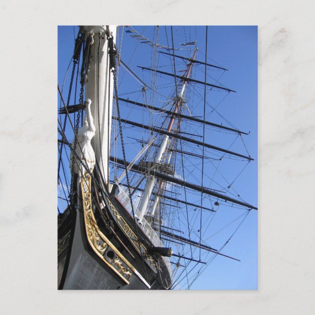 Cartão Postal Navio (Cutty Sark) (Frente)