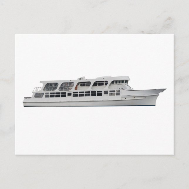 Cartão Postal Navio de cruzeiro (Frente)