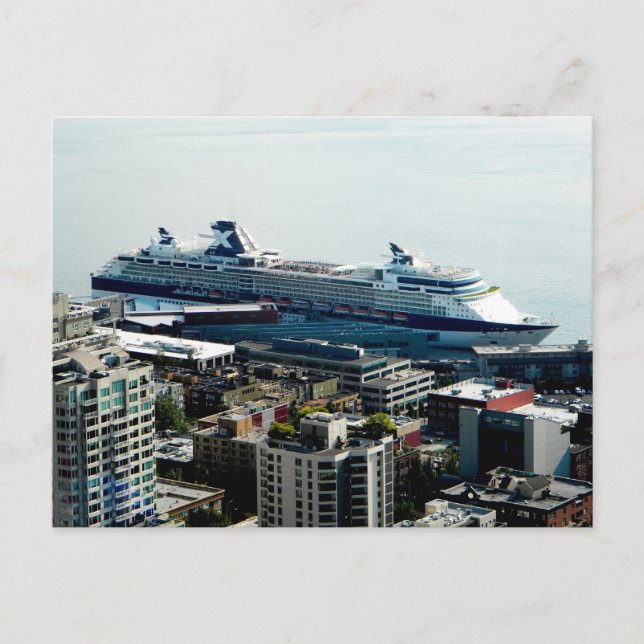 Cartão Postal Navio de cruzeiro (Frente)