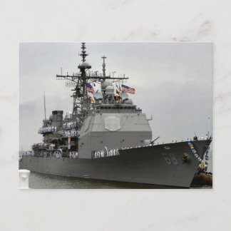 Cartão Postal Navio de guerra     IIUS da Guerra Mundial em Anzi