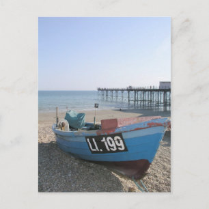 Cartão Postal Navio de pesca em Bognor Regis, Sussex, Reino Unid
