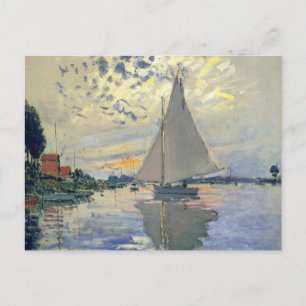 Cartão Postal Navio de vela no Le Petit-Gennevilliers por Claude