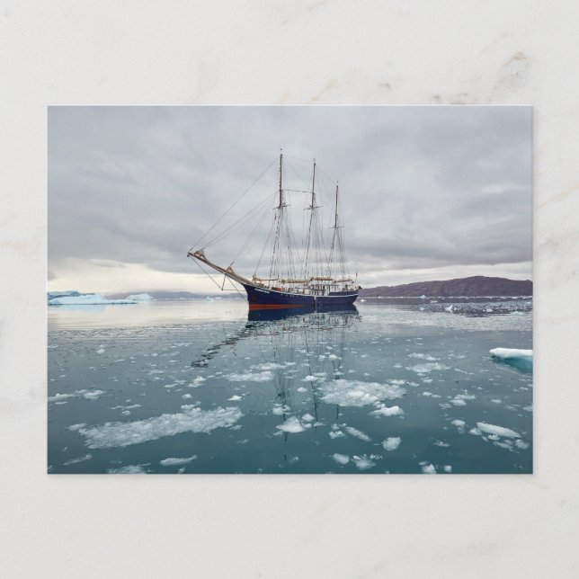 Cartão Postal Navio de vela Rembrandt van Rijn 1947 (Frente)