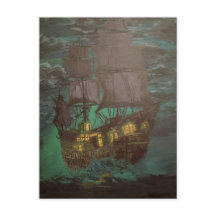 navio fantasma, holandês voador, escuna