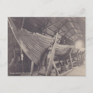 Cartão Postal Navio Gokstad, Christiania