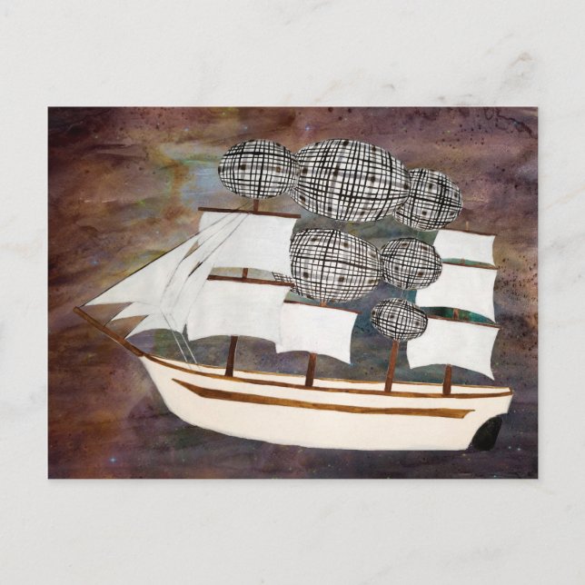 Cartão Postal Navio Rabbie Burns (Frente)