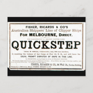 Cartão Postal Navios de navegação de Clipper de Passagem Rápida