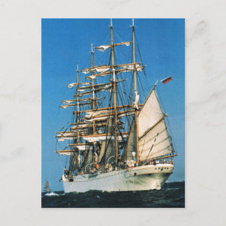 Cartão Postal Navios históricos Vintage, Sedov, Russos