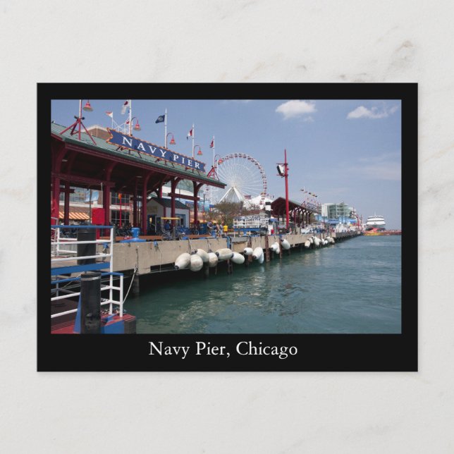 Cartão Postal Navy Pier, Chicago (Frente)