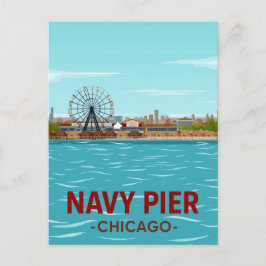Cartão Postal Navy Pier: Diversão na Orla de Chicago