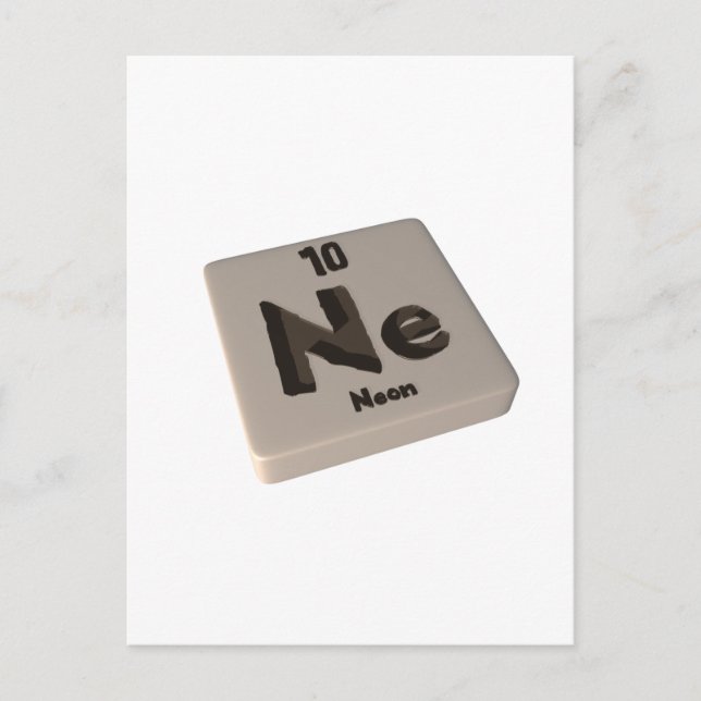 Cartão Postal Ne Neon (Frente)