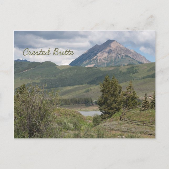Cartão Postal Near Peanut Lake, Crested Butte, CO Postcard (Frente)