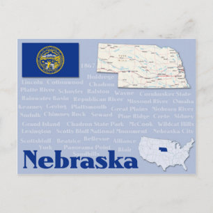 Cartão postal "Nebraska"