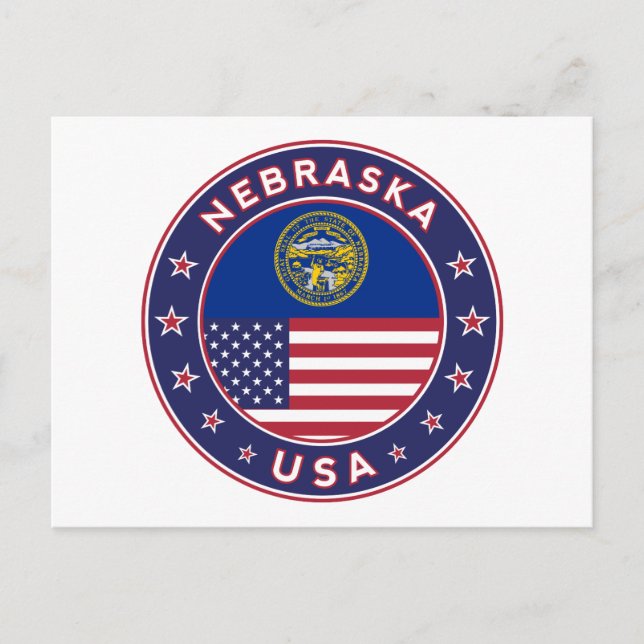 Cartão Postal Nebraska (Frente)