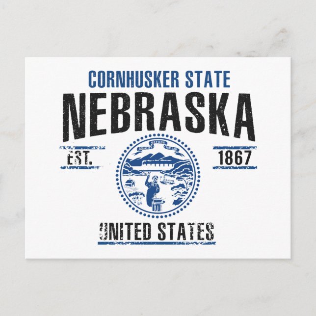 Cartão Postal Nebraska (Frente)