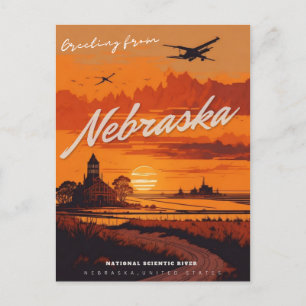 Cartão Postal Nebraska