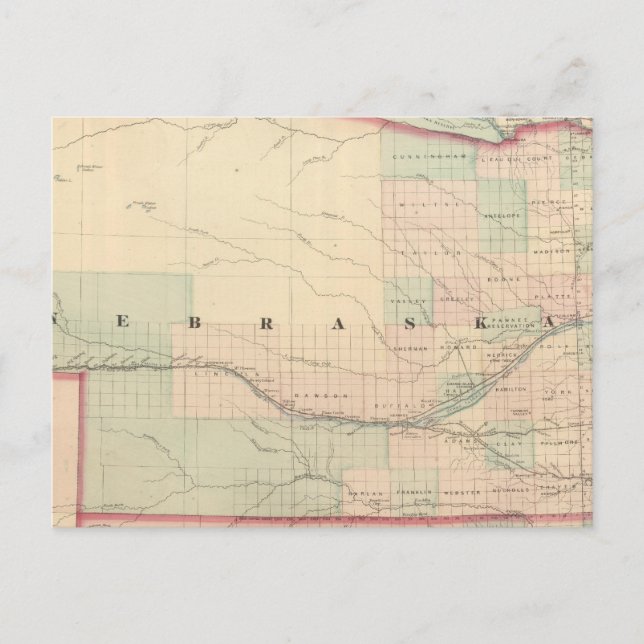 Cartão Postal Nebraska (Frente)