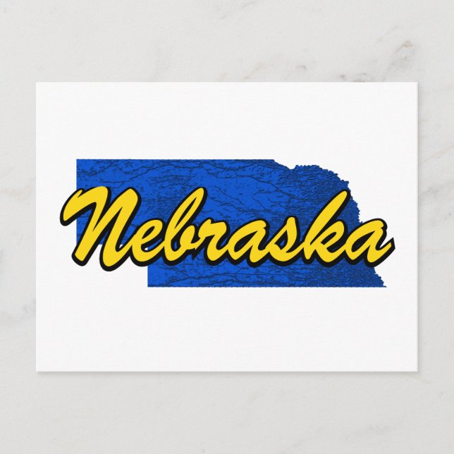 Cartão Postal Nebraska (Frente)