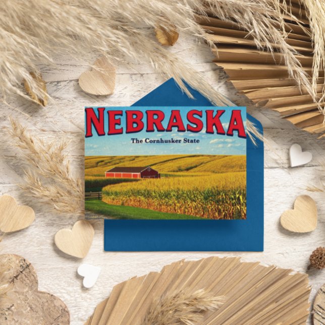 Cartão Postal Nebraska Cornfield (Criador carregado)