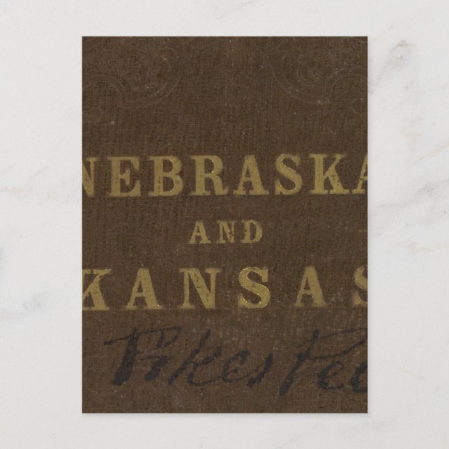 Cartão Postal Nebraska e Kansas (Frente)