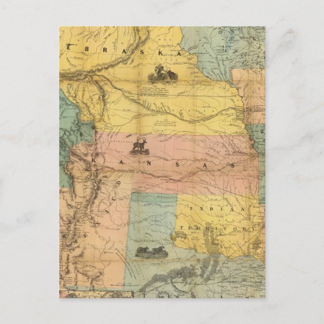 Cartão Postal Nebraska e Kansas 2 (Frente)