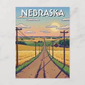 Cartão Postal  Nebraska Postcard
