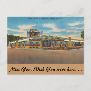 Cartão Postal Nebraska, Royal Terrace, Peony Park, Omaha