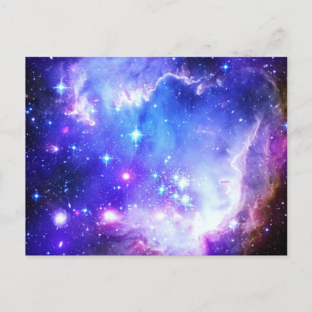 Cartão Postal Nebulosa Azul (Frente)