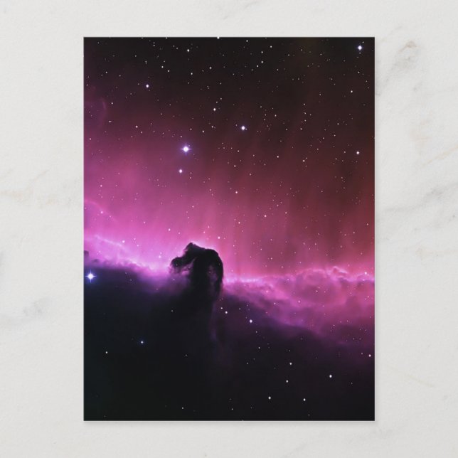 Cartão Postal Nebulosa Cabeça de Cavalo Barnard 33 NASA (Frente)