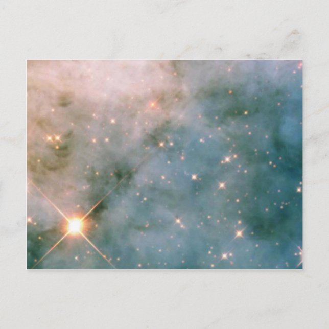 Cartão Postal Nebulosa Carina Luminosa (Frente)