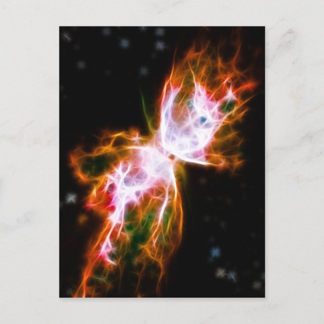 Cartão Postal Nebulosa da borboleta (Frente)