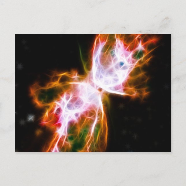 Cartão Postal Nebulosa da Borboleta (Frente)