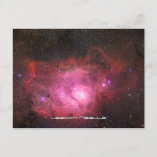 Cartão Postal Nebulosa de Lagoa - Nosso Universo Atentador