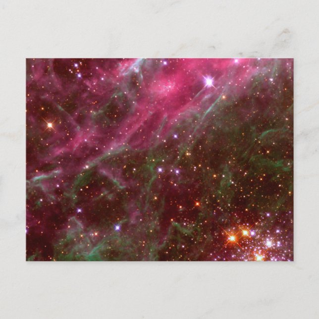 Cartão Postal Nebulosa de Tarantula (Telescópio Hubble) (Frente)