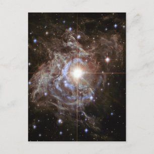 Cartão Postal Nebulosa Espacial - Estrela Variável Cepheid RS Pu