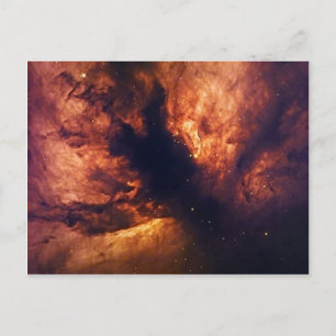 Cartão Postal Nebulosa Flame NGC 2024 Cinturão de Orion