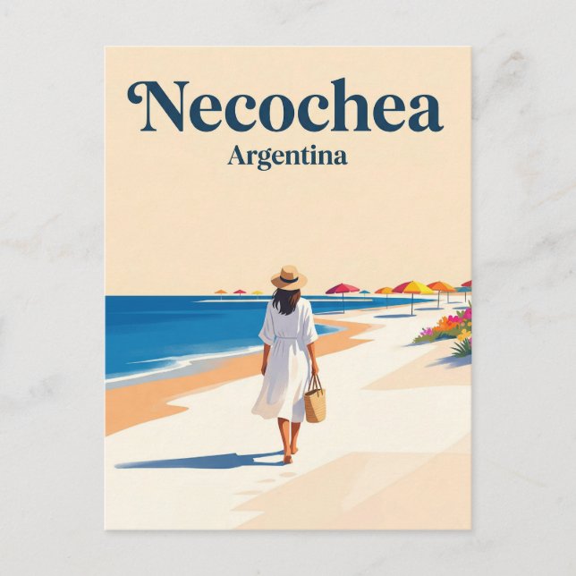 Cartão Postal Necochea Argentina (Frente)